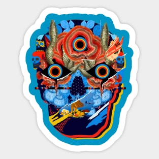 Skull by Laprisamata Sticker